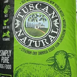 Tuscan Natural DOG FOOD. Lamb 