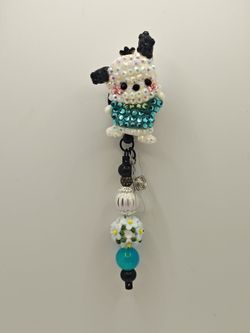 Jeweled Pochacco Alligator Badge Reel