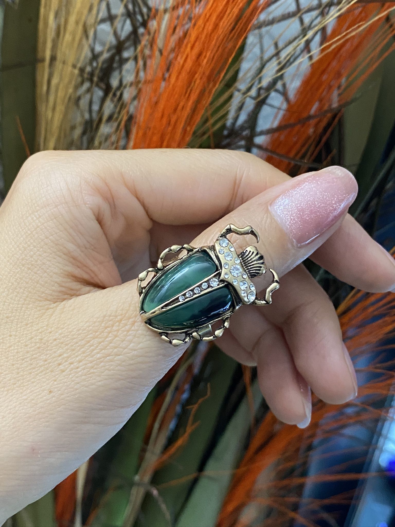 Vintage style beetle open ring,High Quality brass ring,Scarab bug Beetle adjustable ring,Scarab bug Beetle ring for her DETAILS * Materials: brass