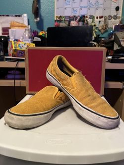 Vans Slip-On Pro (Hairy Suede) Banana Yellow (Men’s 7.5 Women’s 9) — $30 OBO