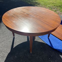 Round Dining Table With Inserts