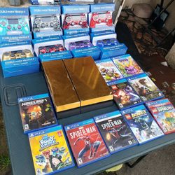 $130! 0 Games. 1 Control 2016 PS4 500GB... slide To See Games $20! Or $30! Each... Combo $300! 5 Games of $30! 5 Games of $20 & 2 Controller