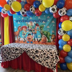 Toystorytheme , Toystorydecoration, Toy Story Party Decorations, Party Decor, Balloons Decorations , Balloons Garland