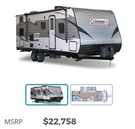 2015 Coleman Travel Trailer