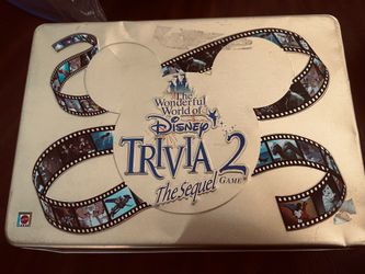 Disney 2 trivia game in tin