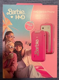 HMD Barbie Flip Phone