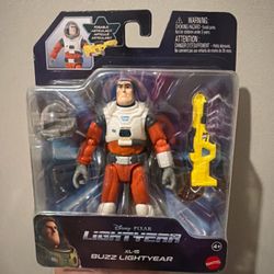 Disney Pixar Buzz Lightyear Action Figure XL-15 Orange Space Suit NEW Mattel