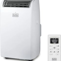 BLACK+DECKER  3 In 1 Portable Air Conditioner with Remote Control Fan Cooling  AC Window