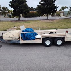 17' Dual Axle Trailer Permanent Tag CHEAP!!