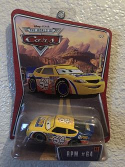 Disney Pixar cars movie RPM #64 Die cast 1/64 scale