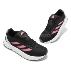 6 1/2 adidas Duramo SL W Core Black Pink Fusion Women Running Jogging Shoes