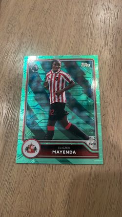 Topps Eliezer Mayenda Sunderland Green Parallel Card