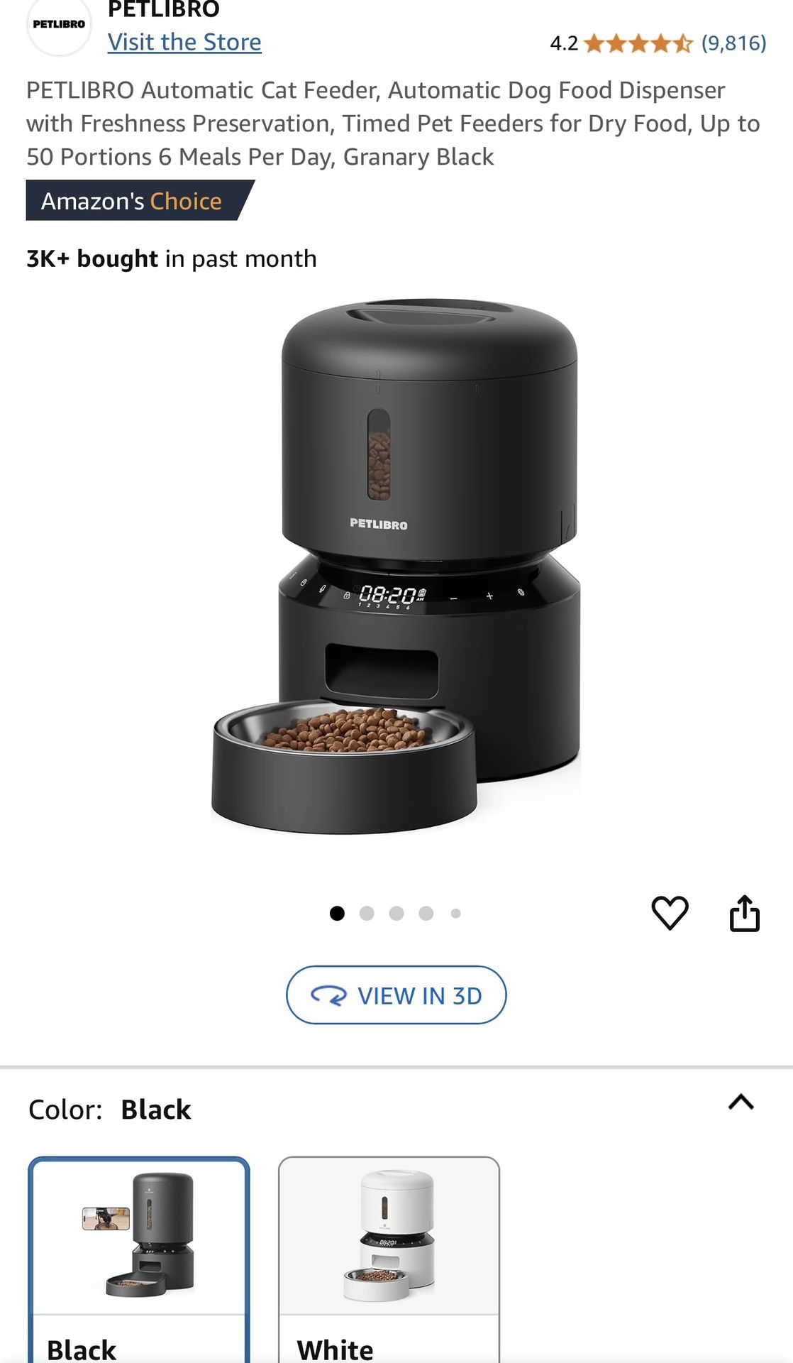 PETLIBRO Automatic Pet Feeder
