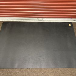 POGAMAT PREMIUM LARGE EXERCISE MAT- 6 ft X 4 ft X 1/4" WORKOUT HOME GYM FLOORING