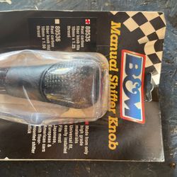 NOS B&M Carbon Fiber manual Shifter Knob 10mm X 1.25