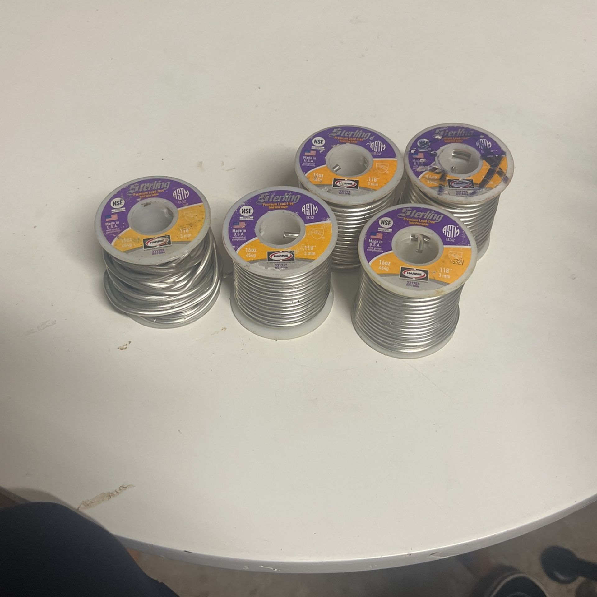 Sterling Premium Lead Free Solid Wire Solder