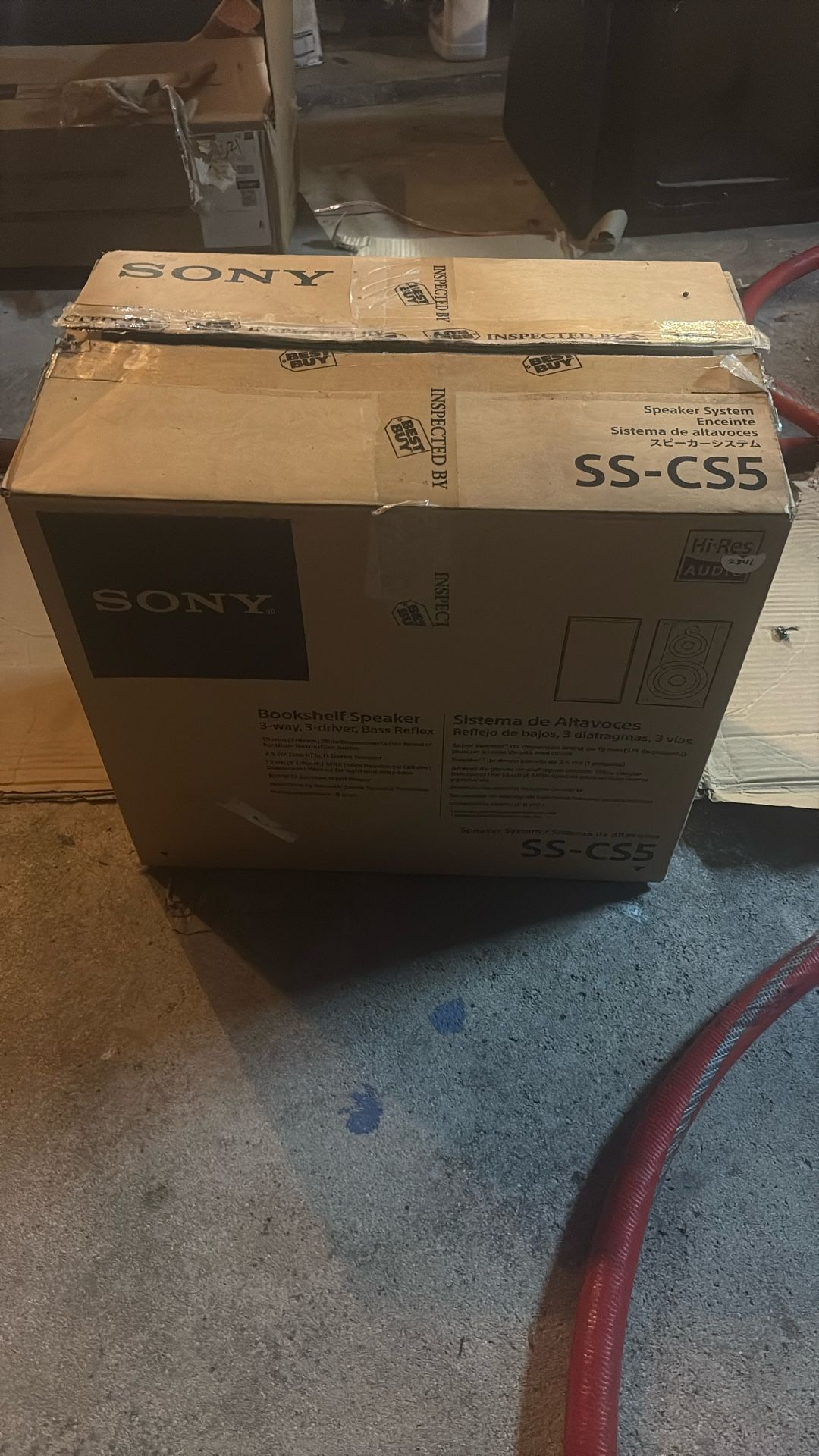 Sony SS-CS5 Bookshelf Speakers Brand New!