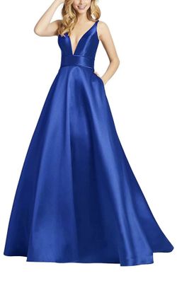 Royal blue formal dress