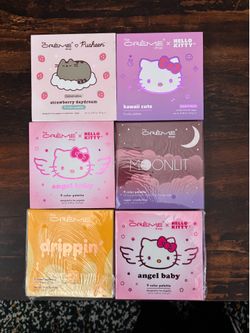 The Crème Shop eyeshadow palletes