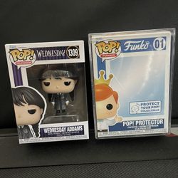 Funko Pop! Wednesday Addams 1309 Figure With Pop Protector