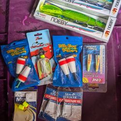 Lots Of Brand New Fishing Gear And Lures And Weighs 