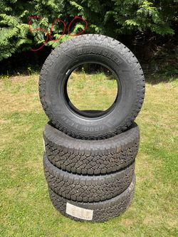 Wrangler Good Year set of 4 tires