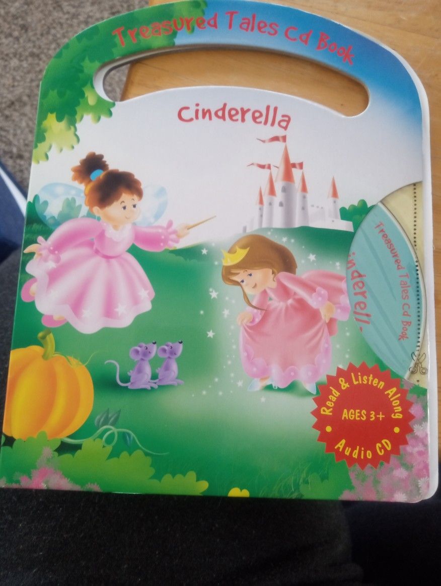 Treasured Tales Cinderella Story Book With Cd