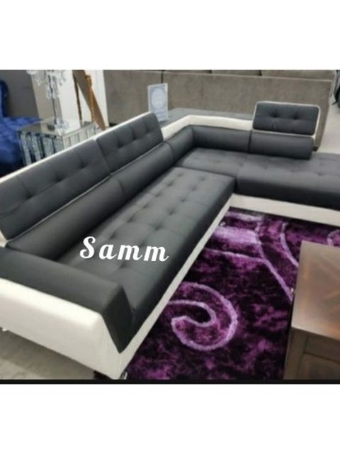 โซ๐คIzzi Black and White Sectional Set๐บ๐บ No credit check ๐ delivery option ๐
