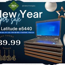 Dell Latitude E5440 - Intel Core i5-4300U, 500 GB HDD, 8 GB PC3 RAM, Webcam, Windows 10

