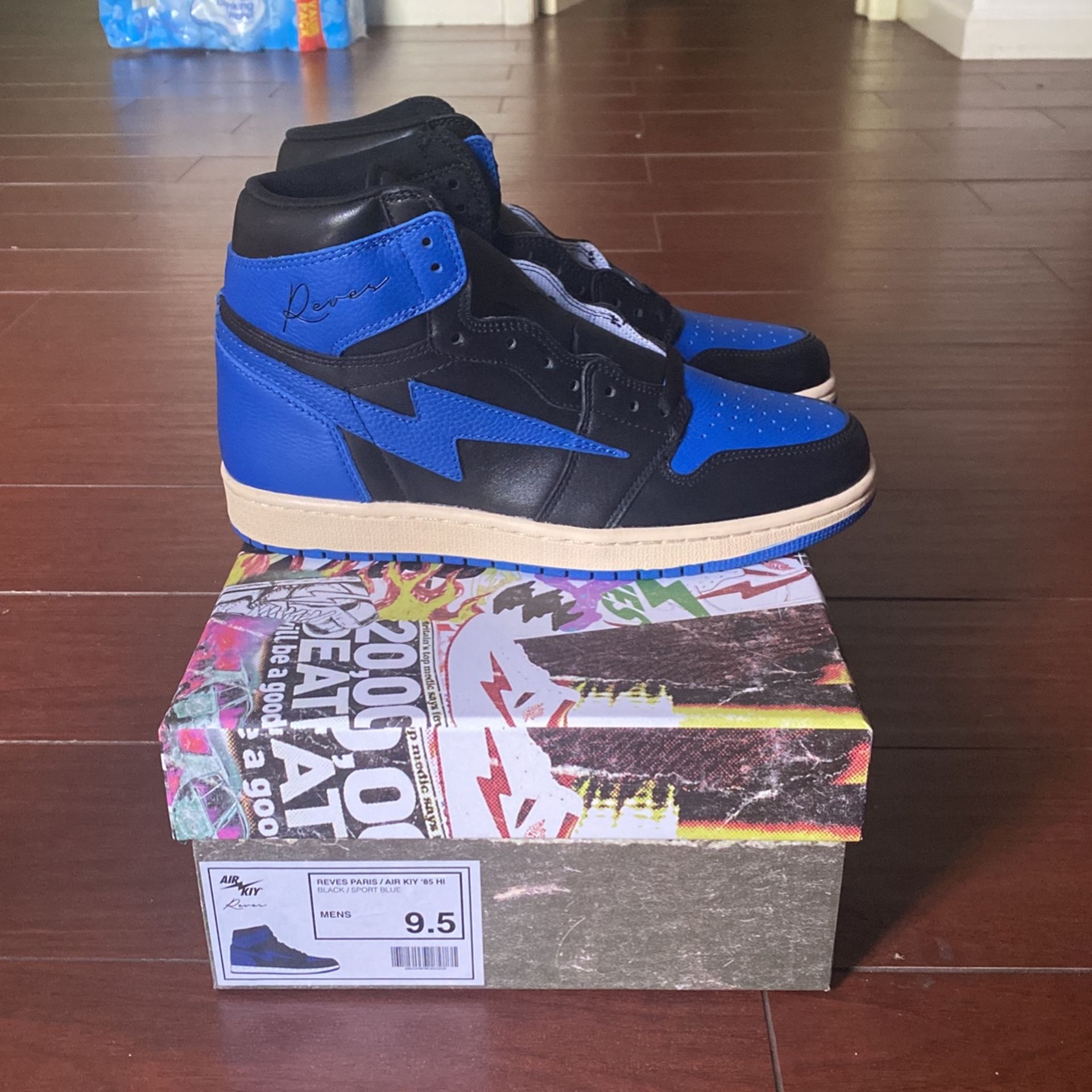 Air Kiy “Basketball” Air Kiy x Reves Paris “Lupis Edition” Sz9.5 Clean lightly  main image 3
