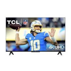 Flat Screen TV 43” TCL Roku 4K HDTV 