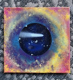 Galaxy Spraypaint Art