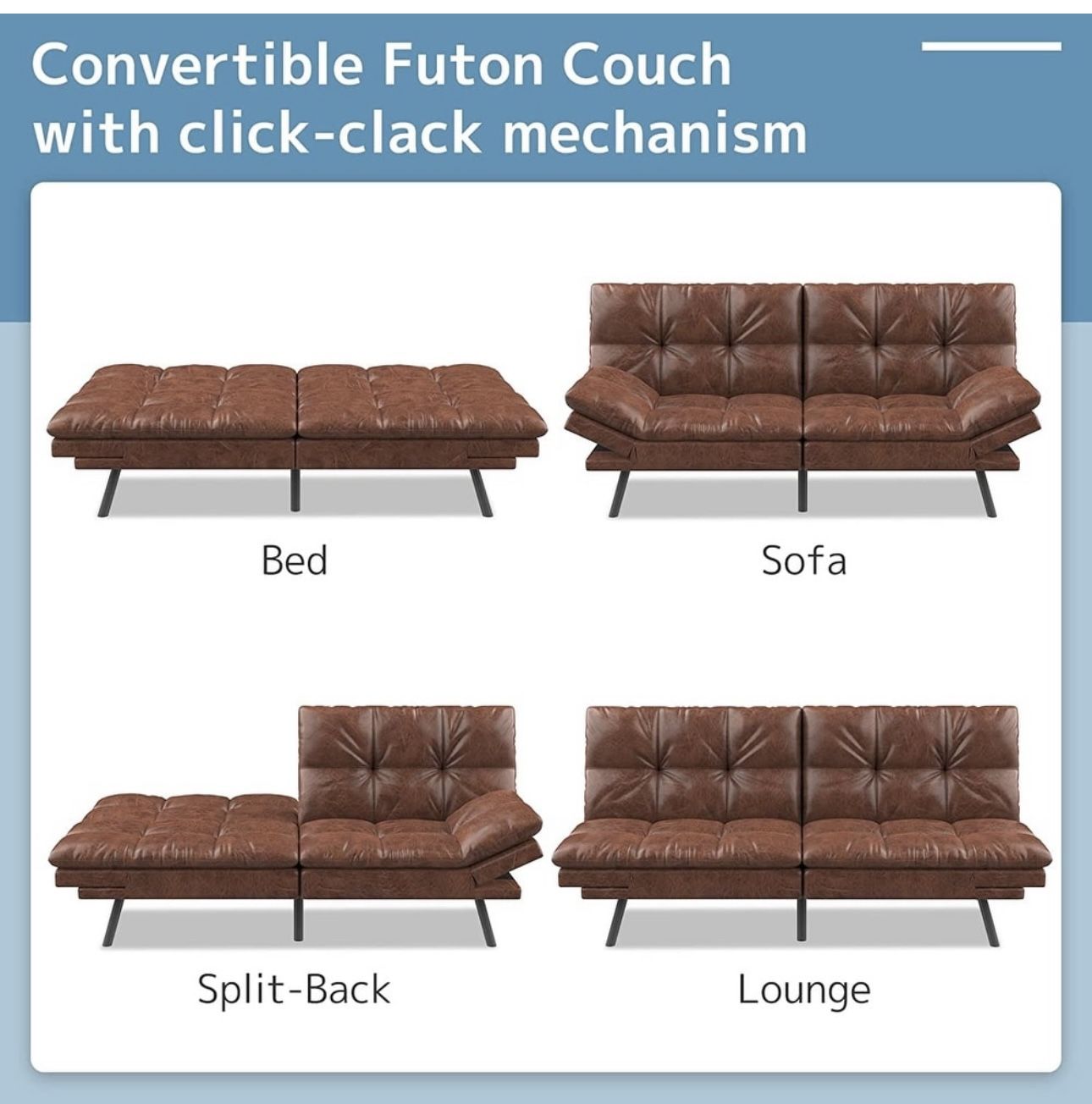 Memory Foam Futon