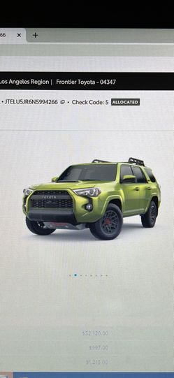 2022 Toyota 4Runner TRD PRO