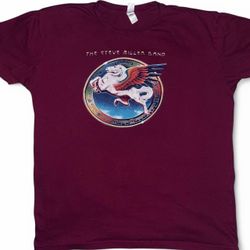 Burgundy The Steven Miller Band Tour 2013 t shirt XL   Measurements >  Pit to pit: 23”in  Length: 27”in Material: 100% Cotton - Color: maroon - Design
