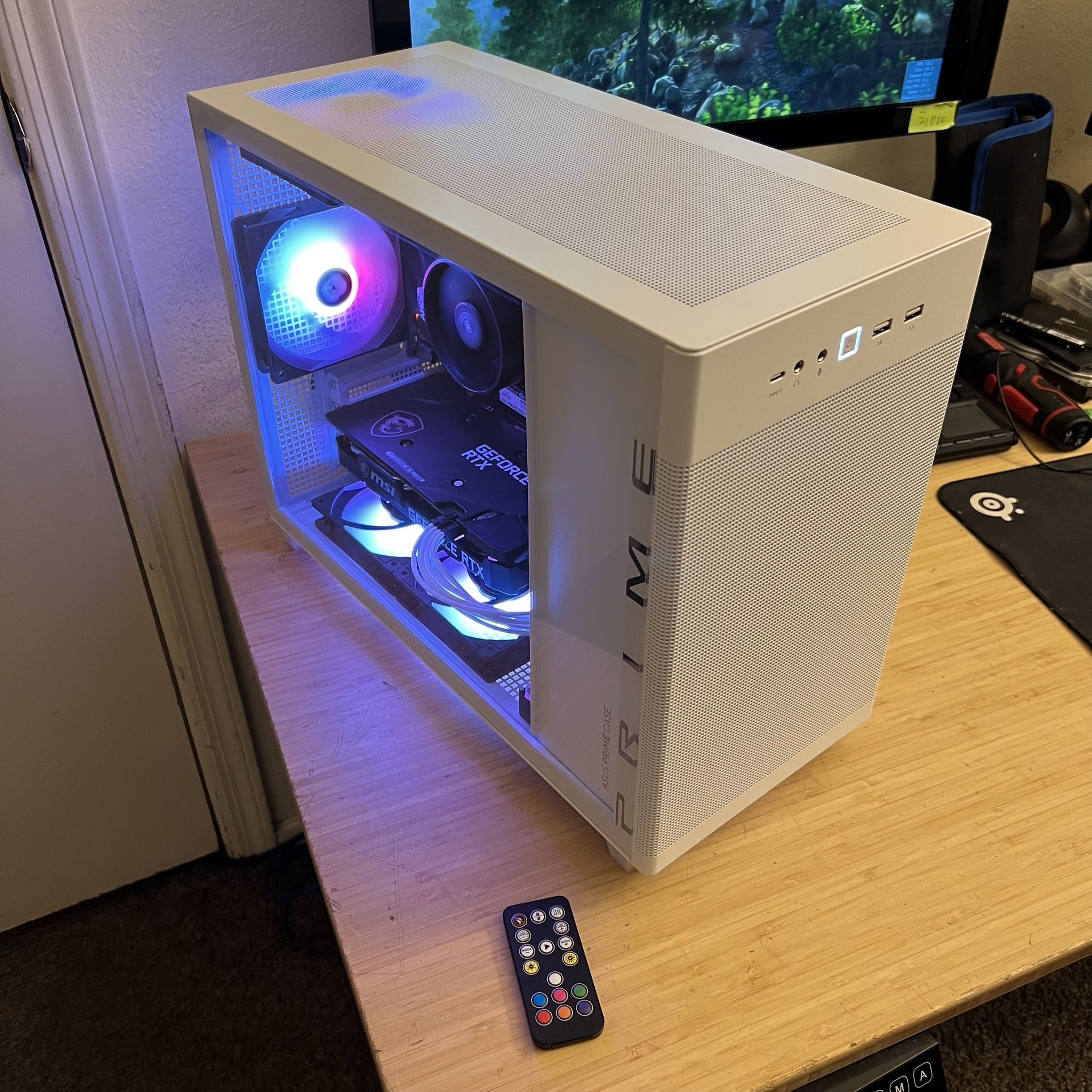 FAST Custom Built Gaming PC / AMD Ryzen 5 5500 CPU / 16GB RAM / GeForce RTX 3060 12GB GPU / 512GB NVMe SSD + 1TB HDD / RGB / Windows 11 Pro