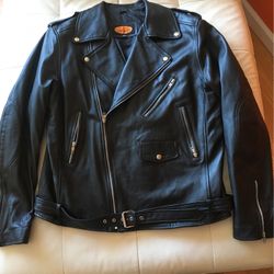 Motorcycle Jacket Women’s XL Genuine Leather 