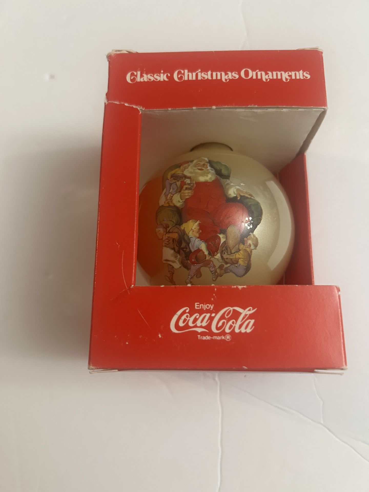 Coca Cola  Santa classic Christmas Ornament