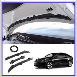 Front Hood Dust Proof Seal Strip Compatible with Tesla Model Y 3 Car Accessories Protector Guard Water Strip 2024(for Model Y 2021-24)