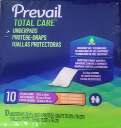 Prevail pads exlarge extra absorbency