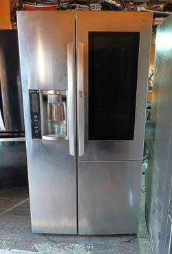 ✨️REFRIGERATOR SIDE BY SIDE WINDOW EASY ACCESS LG✨️ ✔️STAINLESS STEEL✔️