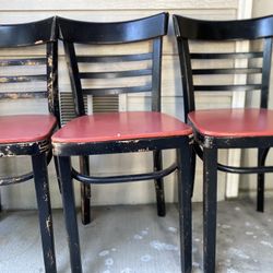 3 Cute Red Chairs