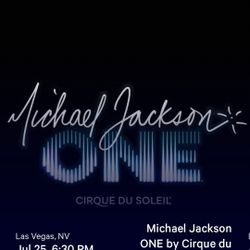 Cirque De Soleil Michael Jackson At Mandal Bay JULY 25 630PM