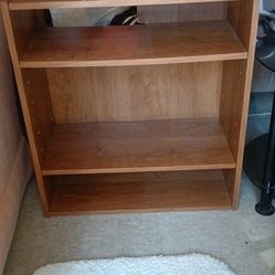 Two Shelves, Wooden Bookcase. $20.