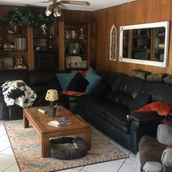 Sectional Sleeper with 2 Recliners 