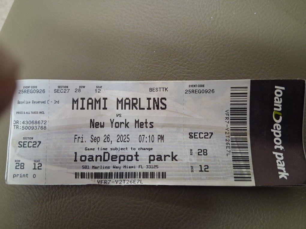 Marlins Vs Ny Mets
