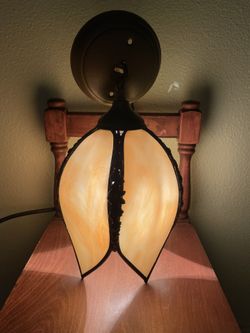 Vintage Slag Glass Light Fixture 