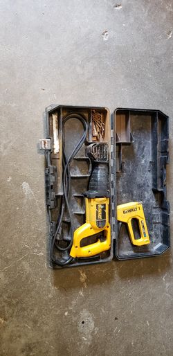 Dewalt Sawzall and Stapler