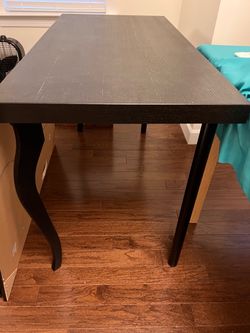 Black IKEA Desk