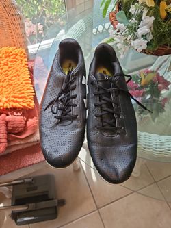 Under Armour Black Perforated Leather Sneakers